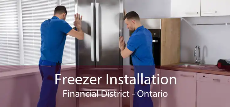 Freezer Installation Financial District - Ontario